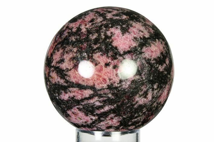 Polished Rhodonite Sphere - Madagascar #337252